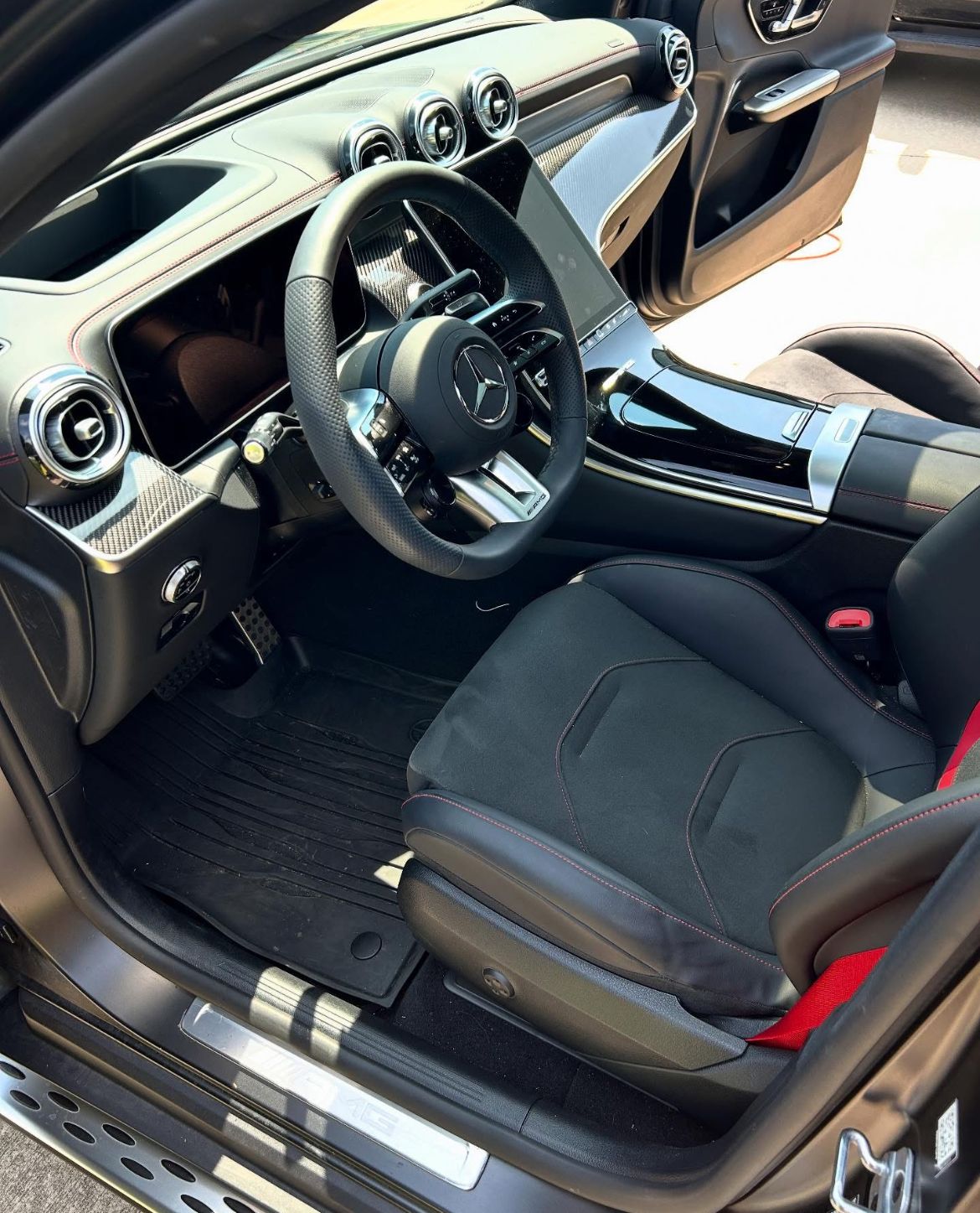 Mercedes interior detail Middlebury IN - leather seat conditioning